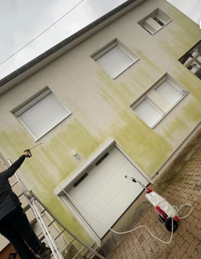 Réalisation SNMultiservices : Rénovation de façade avant intervention à Besançon
