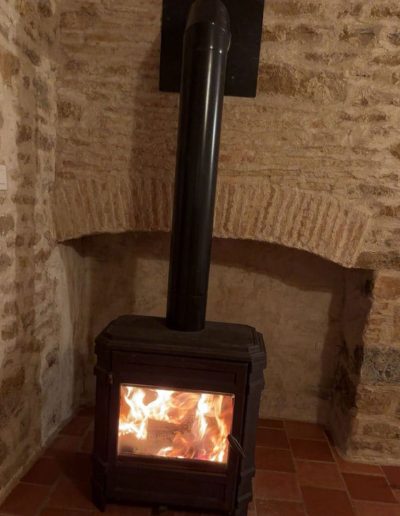 Réalisation : Installation de poêle à bois par SNMultiservices