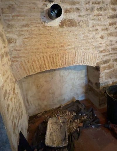 Réalisation : Installation de poêle à bois par SNMultiservices