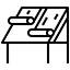 Couverture PVC et zinguerie (Icône d'une toiture)